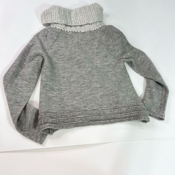 Sleeping On Snow Sweater Womens Small Gray Turtle Neck wool alpaca cabin cozy - Picture 11 of 12